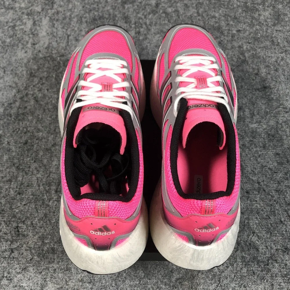 Adidas Adizero Aruku Shoes Womens 8.5 Lucid Pink Silver Running JP5568